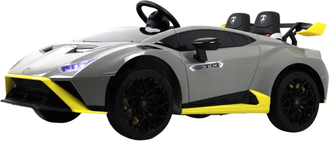 Детский электромобиль RiverToys Lamborghini Hurac?n STO (E888EE-GRAY) серый