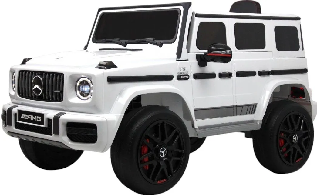 Детский электромобиль RiverToys Mercedes-Benz G63 4WD (Mercedes-AMG-G63-4WD-K999KK-WHITE) белый