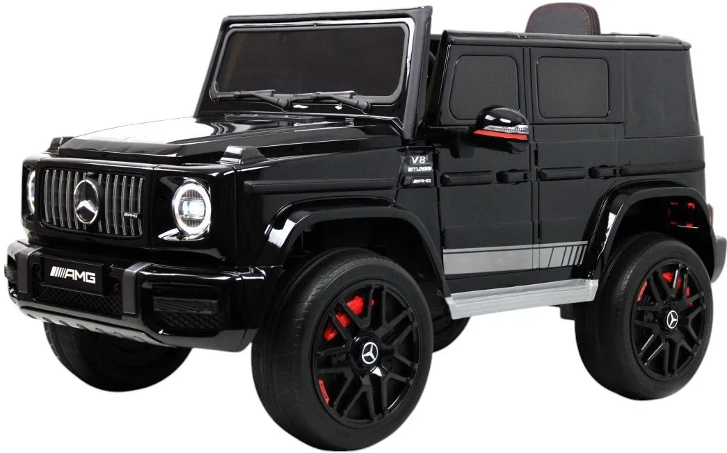 Детский электромобиль RiverToys Mercedes-Benz G63 4WD (Mercedes-AMG-G63-4WD-K999KK-BLACK-GLANEC) черный глянец