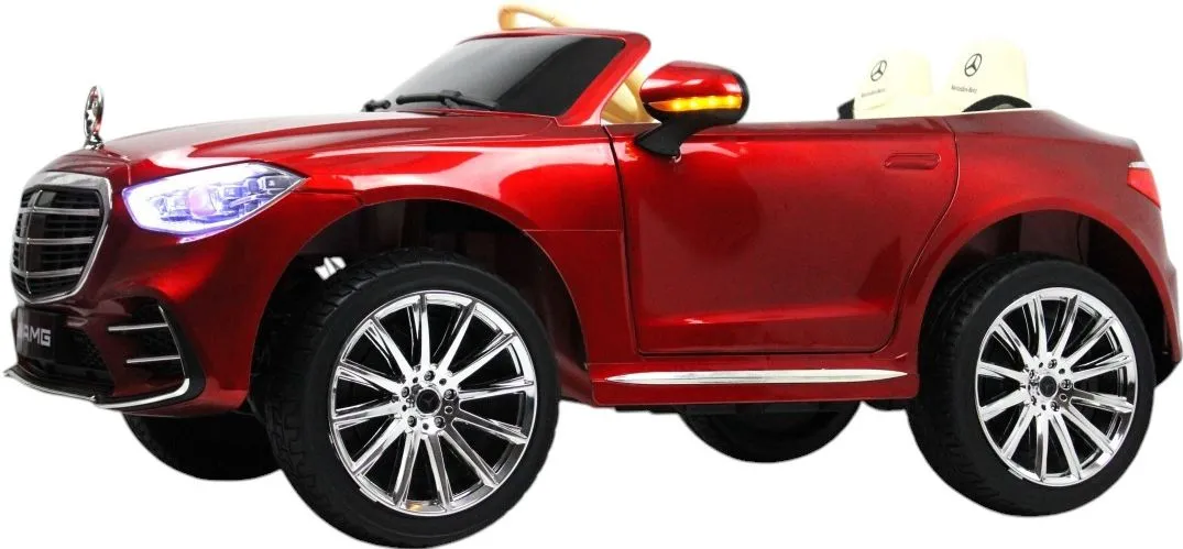 Детский электромобиль RiverToys (М333БХ-RED-GLANEC) красный глянец