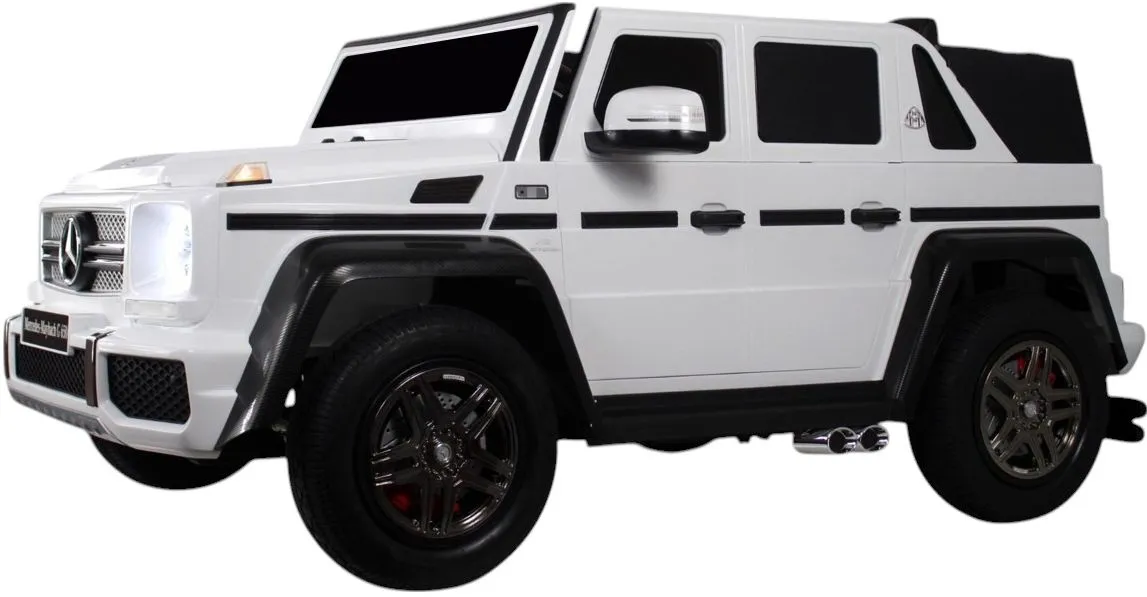Детский электромобиль RiverToys Mercedes-Maybach G650 Landaulet (M999MM-WHITE) белый