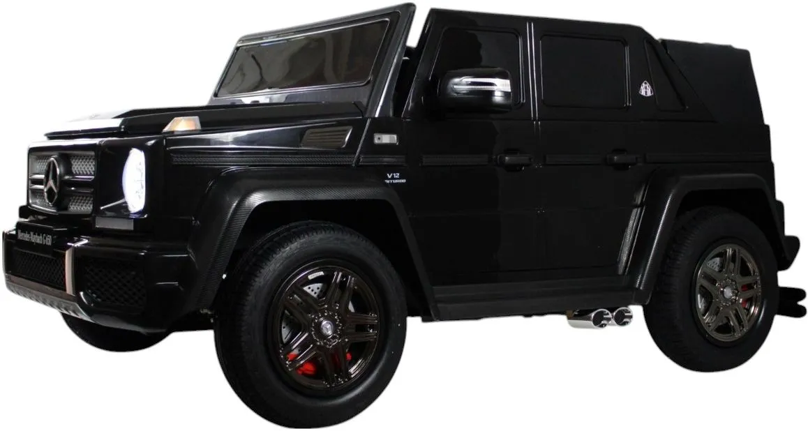 Детский электромобиль RiverToys Mercedes-Maybach G650 Landaulet (M999MM-BLACK) черный