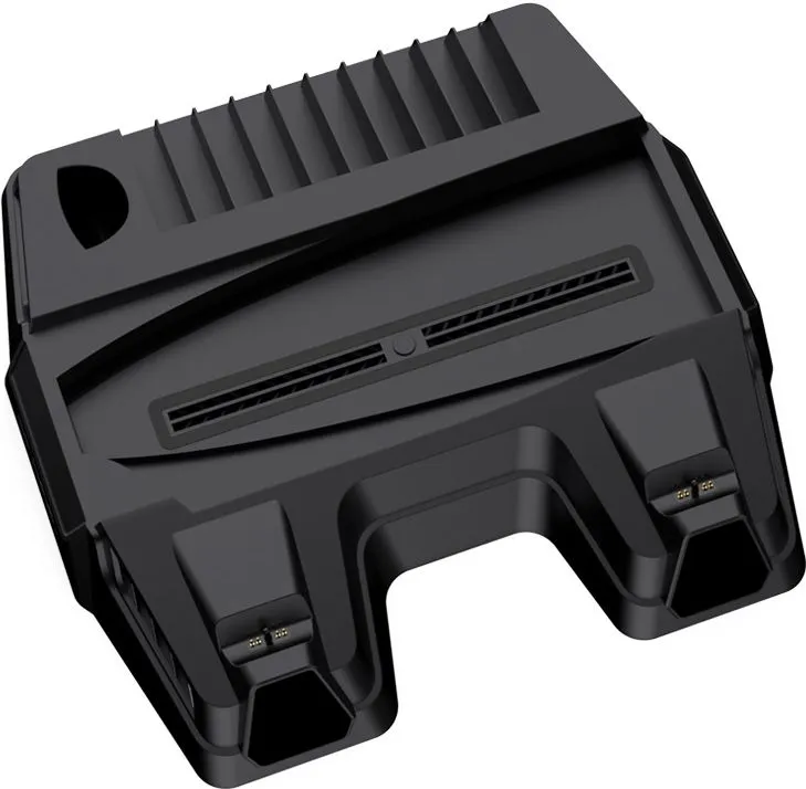 Зарядная станция DOBE для 2-х геймпадов Sony Dualsense RGB (черная) (TP5-0521S)